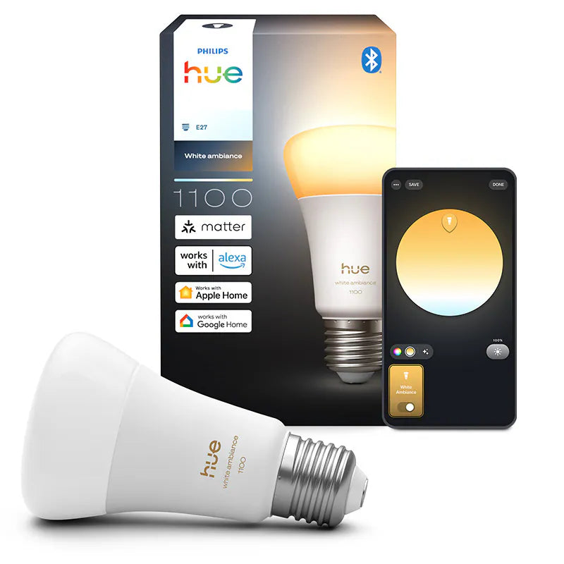 Philips Hue E27 黃白光智能燈泡 11W Philips