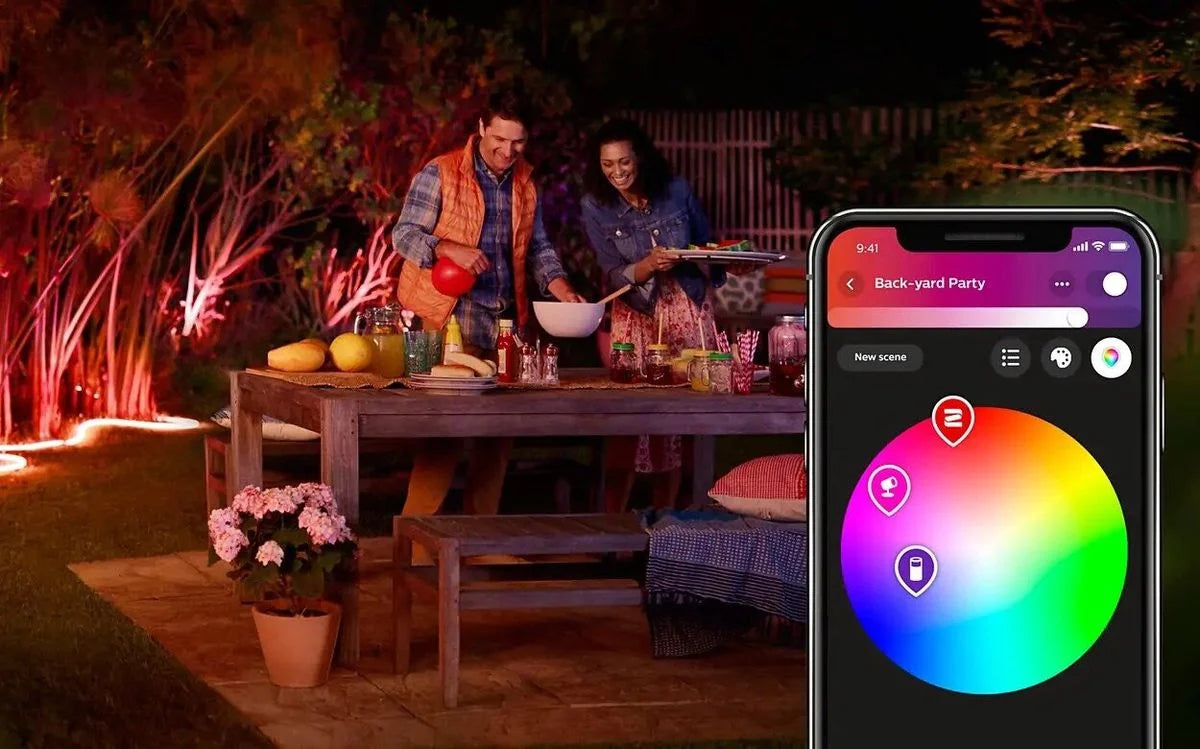 PHILIPS HUE OUTDOOR Strip 5M 39.5W LED 22k-65k+RGB Colour Changing Waterproofed Outdoor Light Strip IP67 Philips