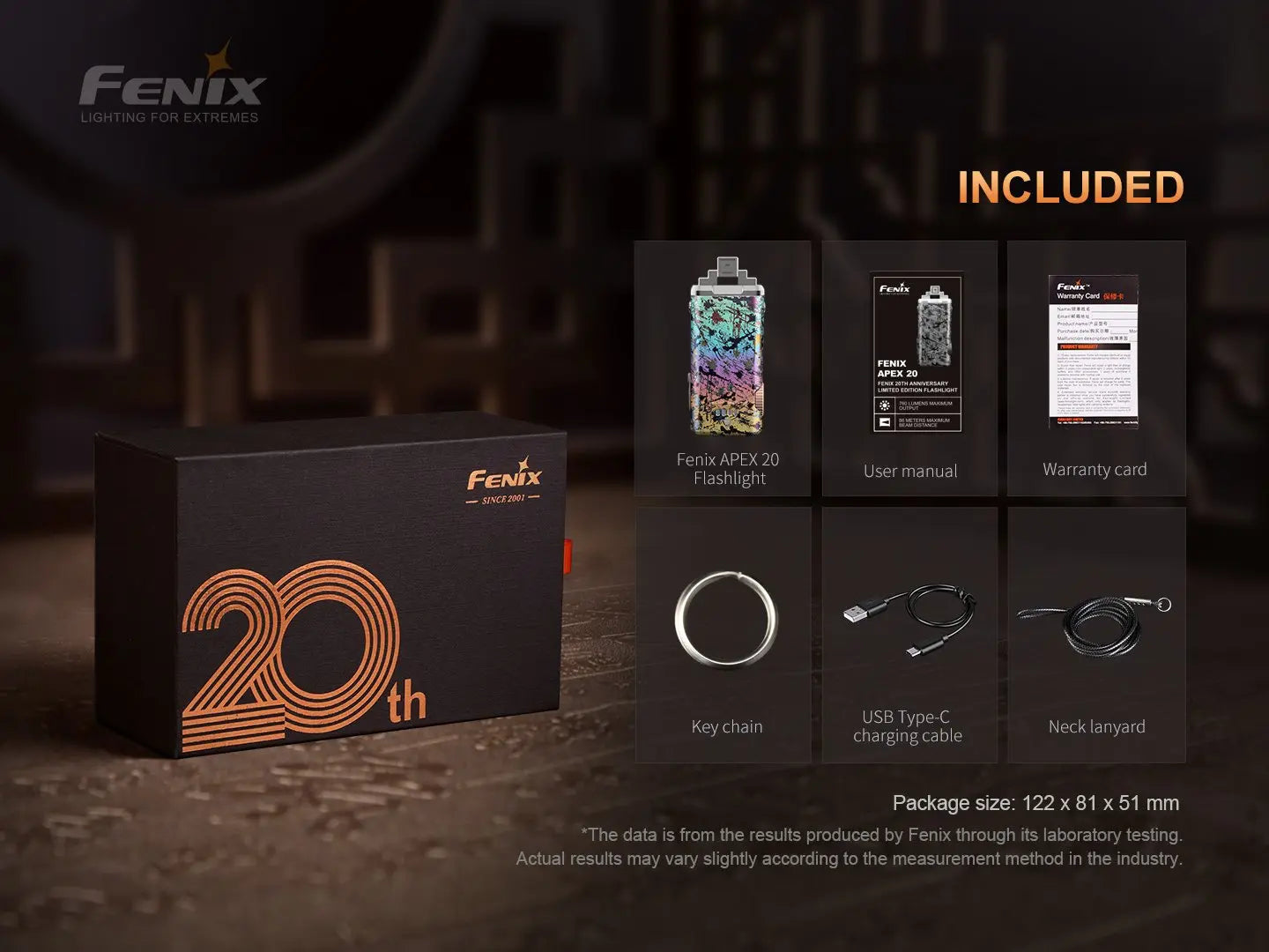 Fenix APEX 20二十周年限量版手電筒 愛維斯 照明