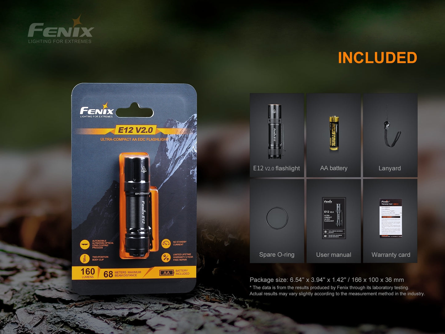 Fenix E12 V2.0 射程68米 便攜EDC手電筒 愛維斯 照明
