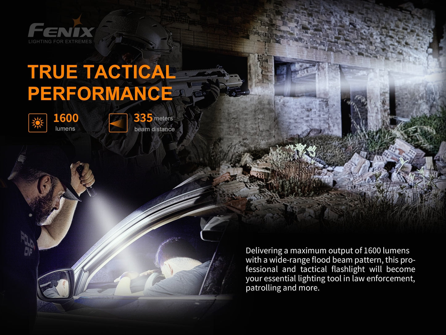 Fenix TK11 TAC 1600流明 射程335米 機械雙模式 戰術手電筒 愛維斯 照明