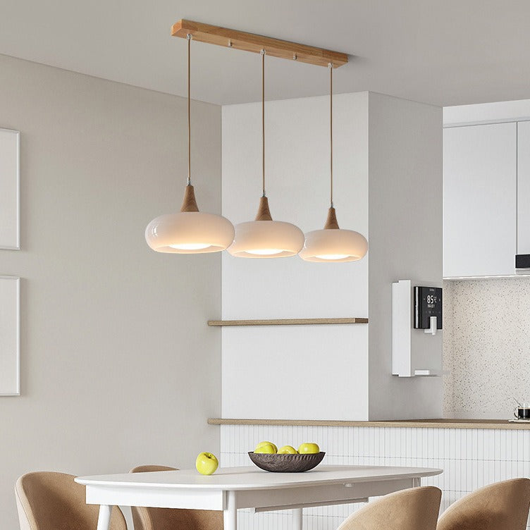 Nordic Wooden Hanging Chandelier Light Elvis Store