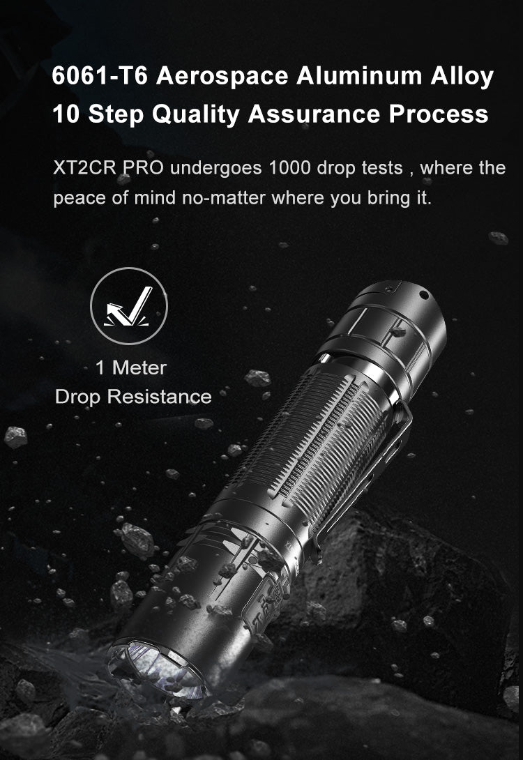 Klarus Tactical Flashlight XT2CR PRO V2 愛維斯 照明