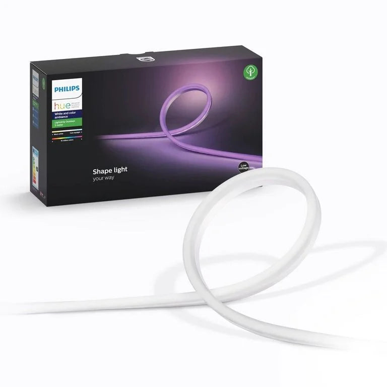 PHILIPS HUE OUTDOOR Strip 5M 39.5W LED 22k-65k+RGB Colour Changing Waterproofed Outdoor Light Strip IP67 Philips