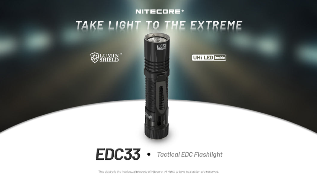 Nitecore EDC33 4000流明 射程 450 米手電筒