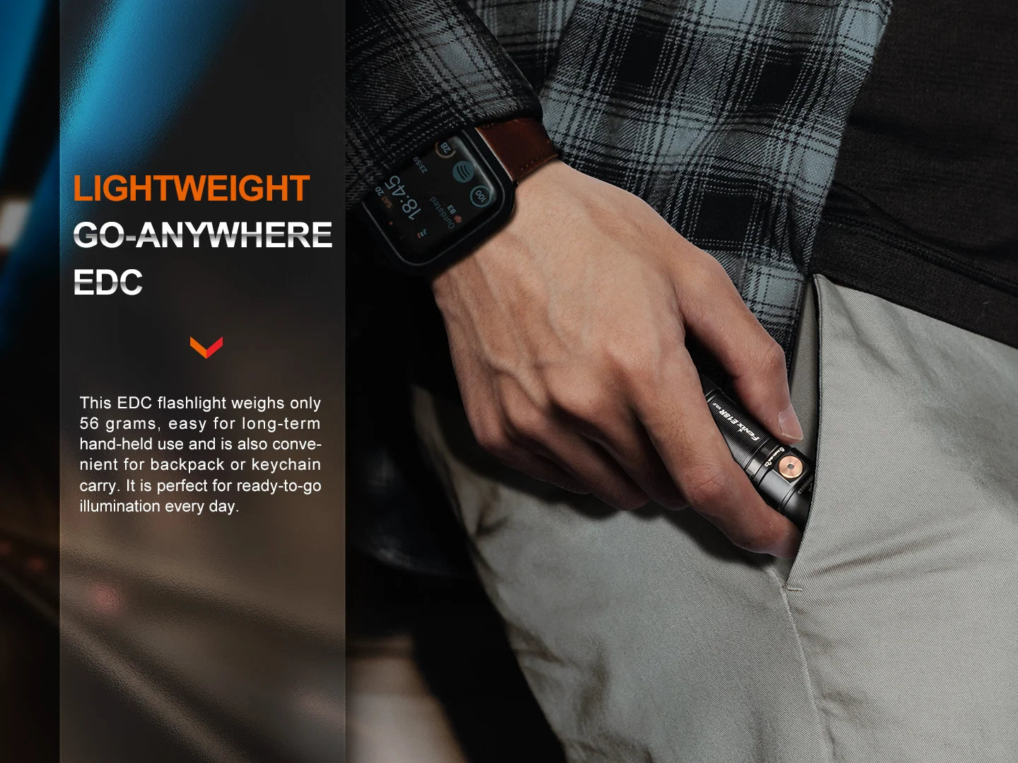 FENIX E18R V2.0 Flashlight Torch 1200 Lumens 146 Meters IP68 Flashlight 