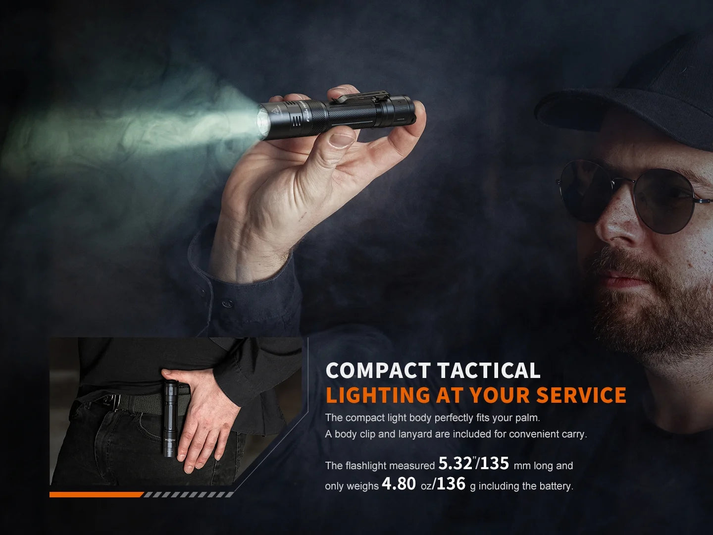 Fenix PD32R 1400 Lumens 347 meters IP68 Flashlight