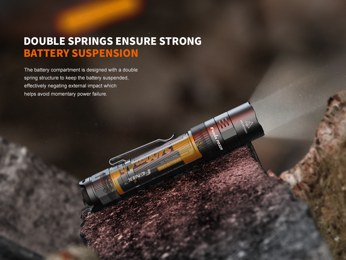 Fenix PD32R 1400 Lumens 347 meters IP68 Flashlight