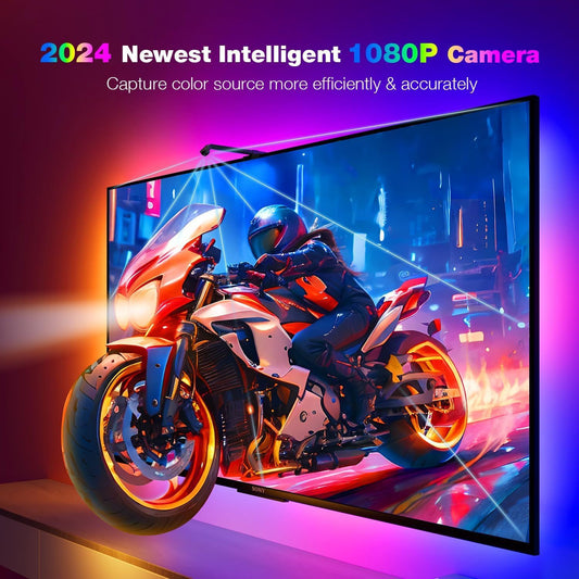 Smart RGB TV Backlight LED Strip with Screen Sync – USB Bluetooth APP Control