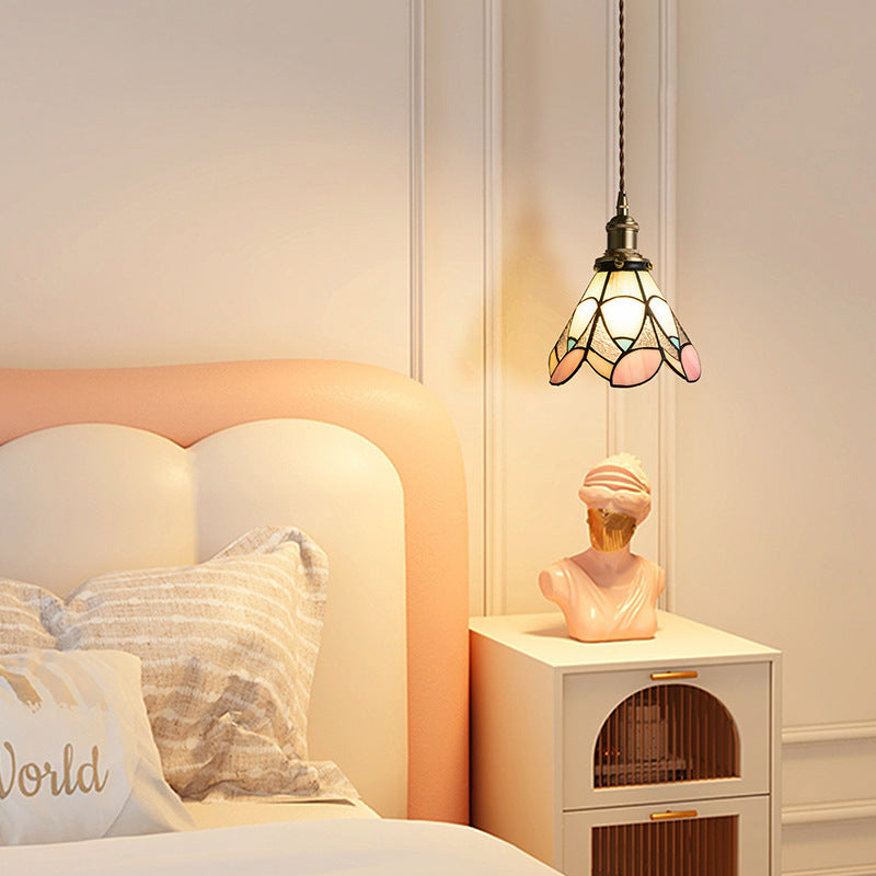 Japanese Retro Antique Brass Pendant Light｜Vintage Bedside & Café Hanging Lamp