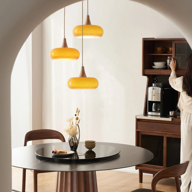 Nordic Wooden Hanging Chandelier Light Elvis Store
