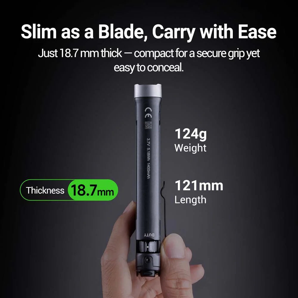 NEXTORCH TA70 Ultra-Slim Tactical EDC FlashlightView Sold History Elvis Store