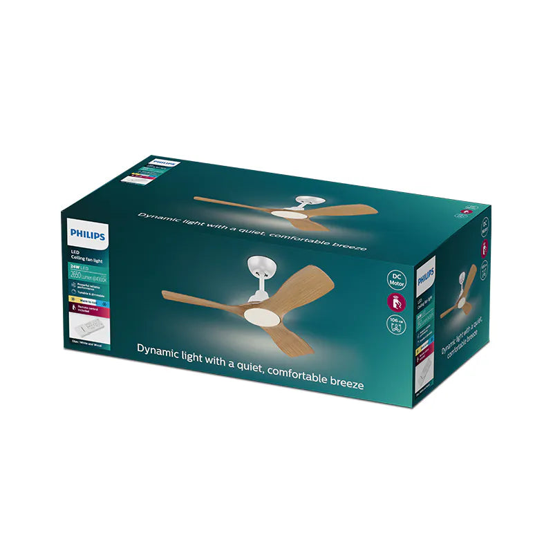 PHILIPS Olas 日系42寸木紋天花風扇燈 Philips