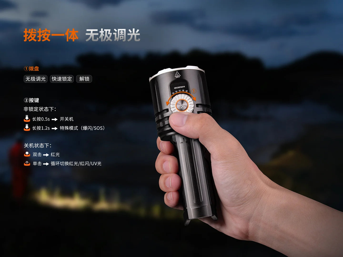 Fenix LR35R Pro 10000流明 射程500米 續航時間135小時 21700電池 IP68 手電筒 Flashlight 愛維斯 照明