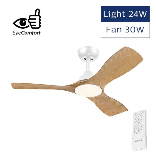 PHILIPS Olas 日系42寸木紋天花風扇燈 Philips