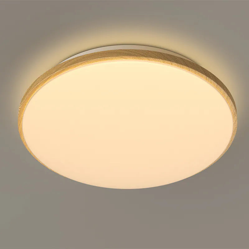 Wincel CL630 日系木紋圓形 Entry AIO 多功能天花燈 (40W) Philips