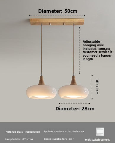 Nordic Wooden Hanging Chandelier Light Elvis Store