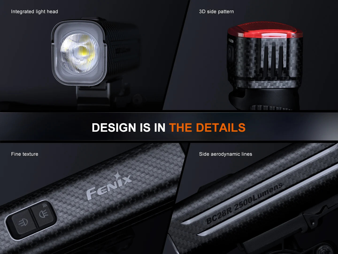 Fenix BC28R 專業智控車燈組合 2500 流明 180 米 GroPro 愛維斯 照明
