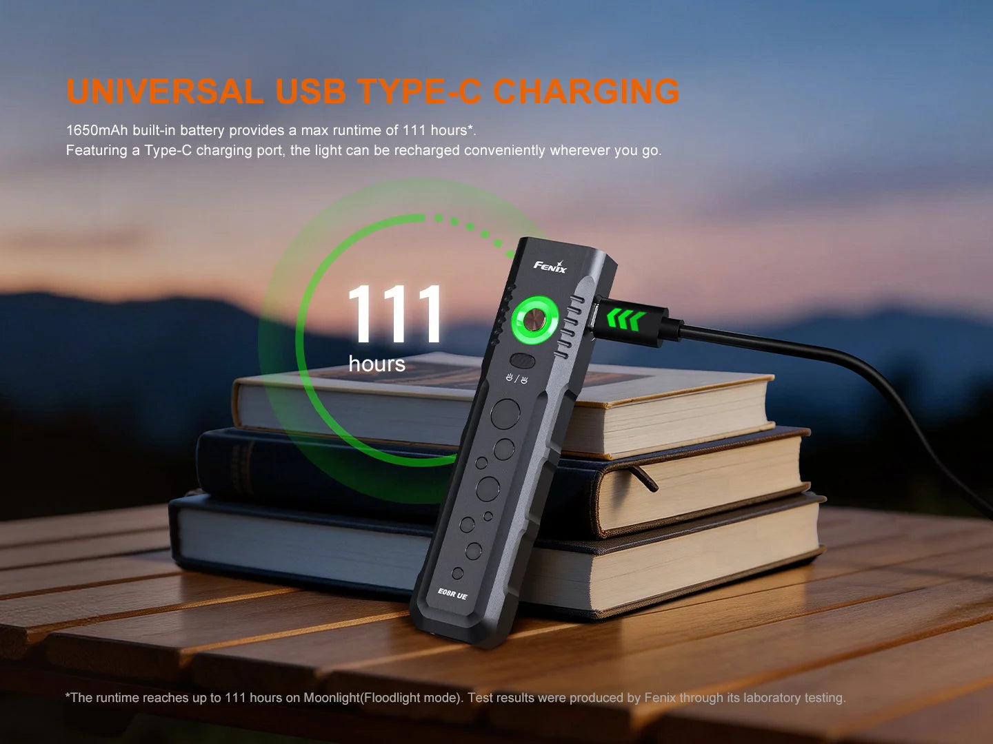 Fenix E08R UE 1600流明 160米遠射 多光源雙控手電筒 愛維斯 照明