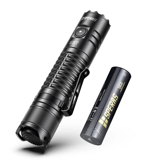 SPERAS EST 1900lm 211m USB-C Rechargeable Tactical Flashlight 愛維斯 照明