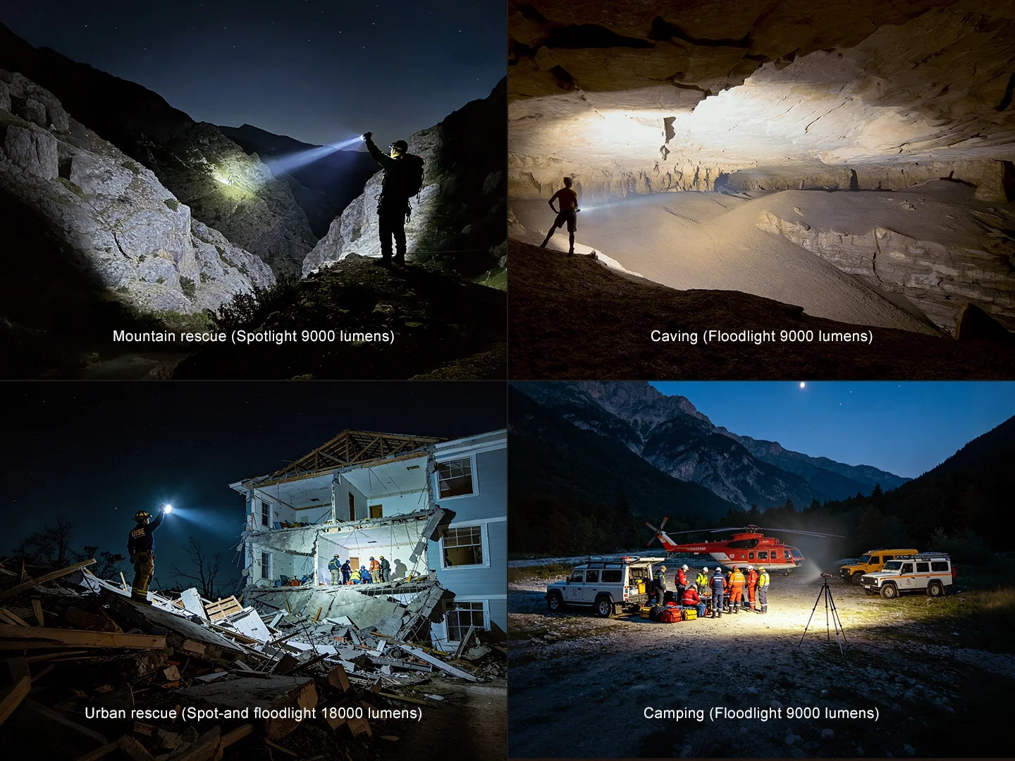FENIX LD50R V2.0 Flashlight 超強光電筒 18000流明 844米射程 195 小時 愛維斯 照明