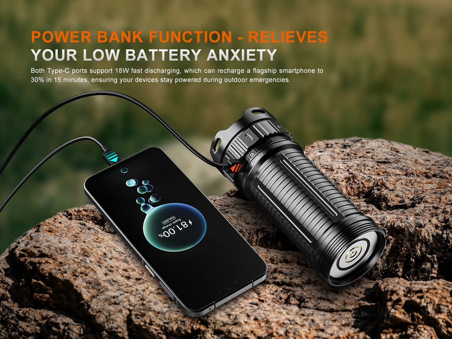 FENIX LD50R V2.0 Flashlight 超強光電筒 18000流明 844米射程 195 小時 愛維斯 照明