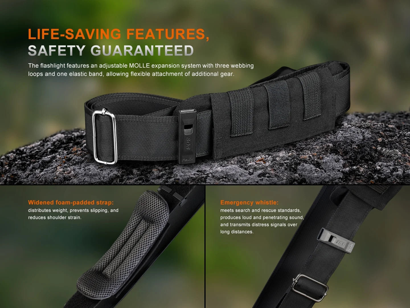 FENIX LD50R V2.0 Flashlight 超強光電筒 18000流明 844米射程 195 小時 愛維斯 照明