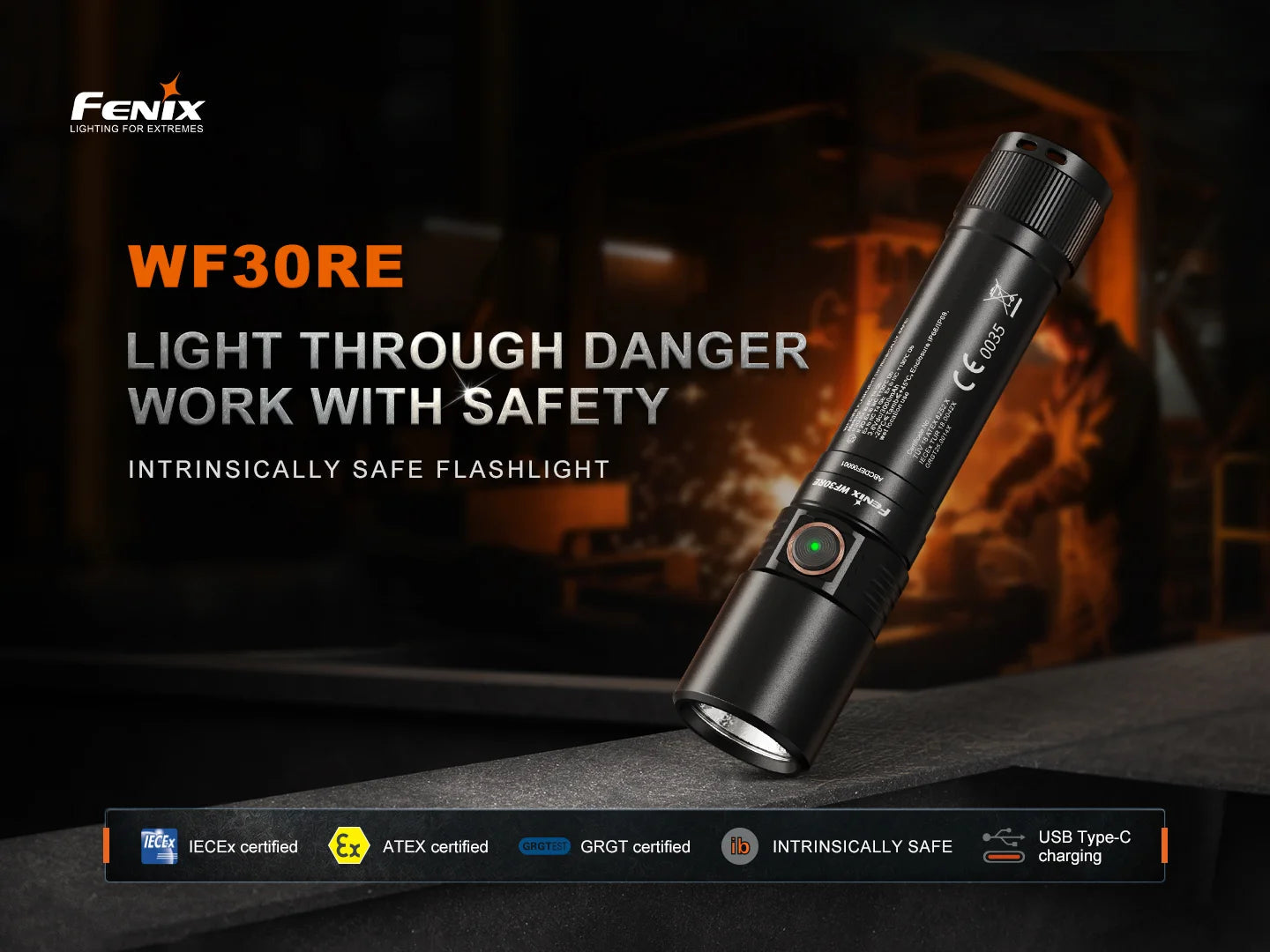 Fenix WF30RE 300流明 149 米 313 小时 IP68 愛維斯 照明