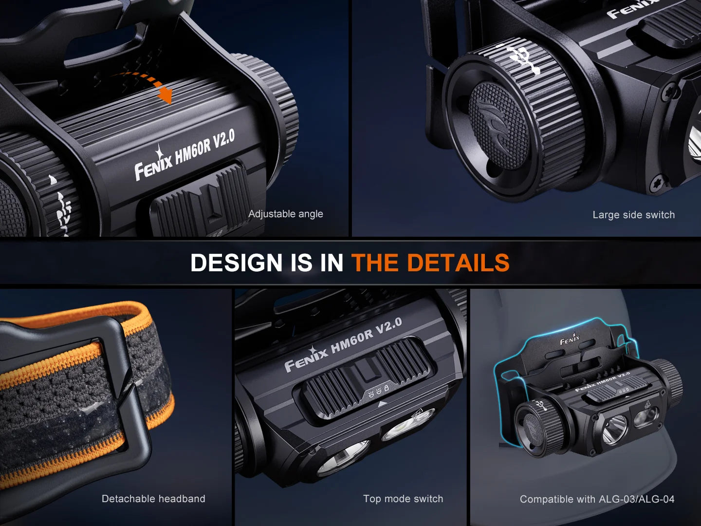 Fenix HM60R V2 1600流明 170米 4000mAh IP68 頭燈 愛維斯 照明