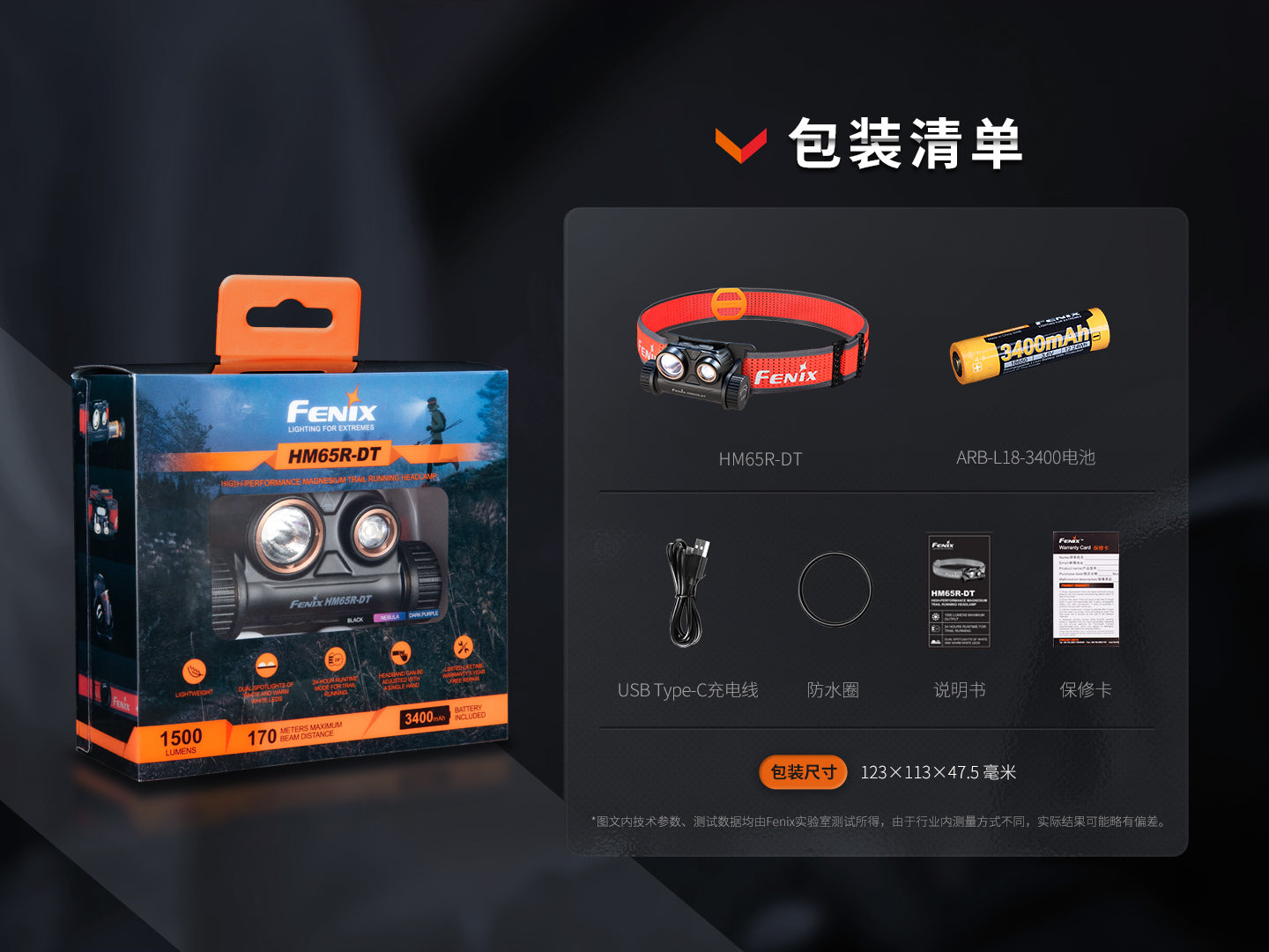FENIX HM65R-DT 愛維斯 照明