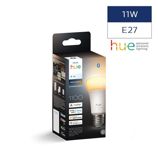 Philips Hue E27 黃白光智能燈泡 11W Philips