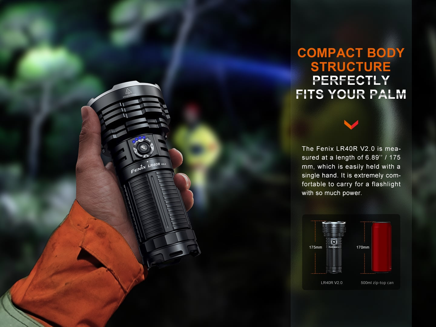 Fenix LR40R V2.0 15000lm 流明 900米 5000mAh 遠射 泛光 搜救電筒 愛維斯 照明