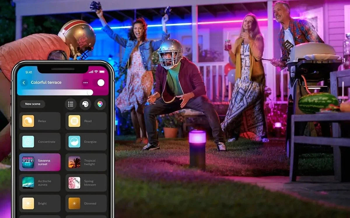 PHILIPS HUE OUTDOOR Light strip 2M 19W LED RGB Colour Changing Waterproofed Outdoor Light Strip IP67 Philips