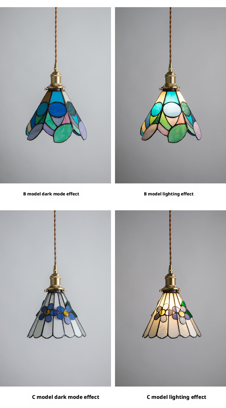 Japanese Retro Antique Brass Pendant Light｜Vintage Bedside & Café Hanging Lamp Elvis Store