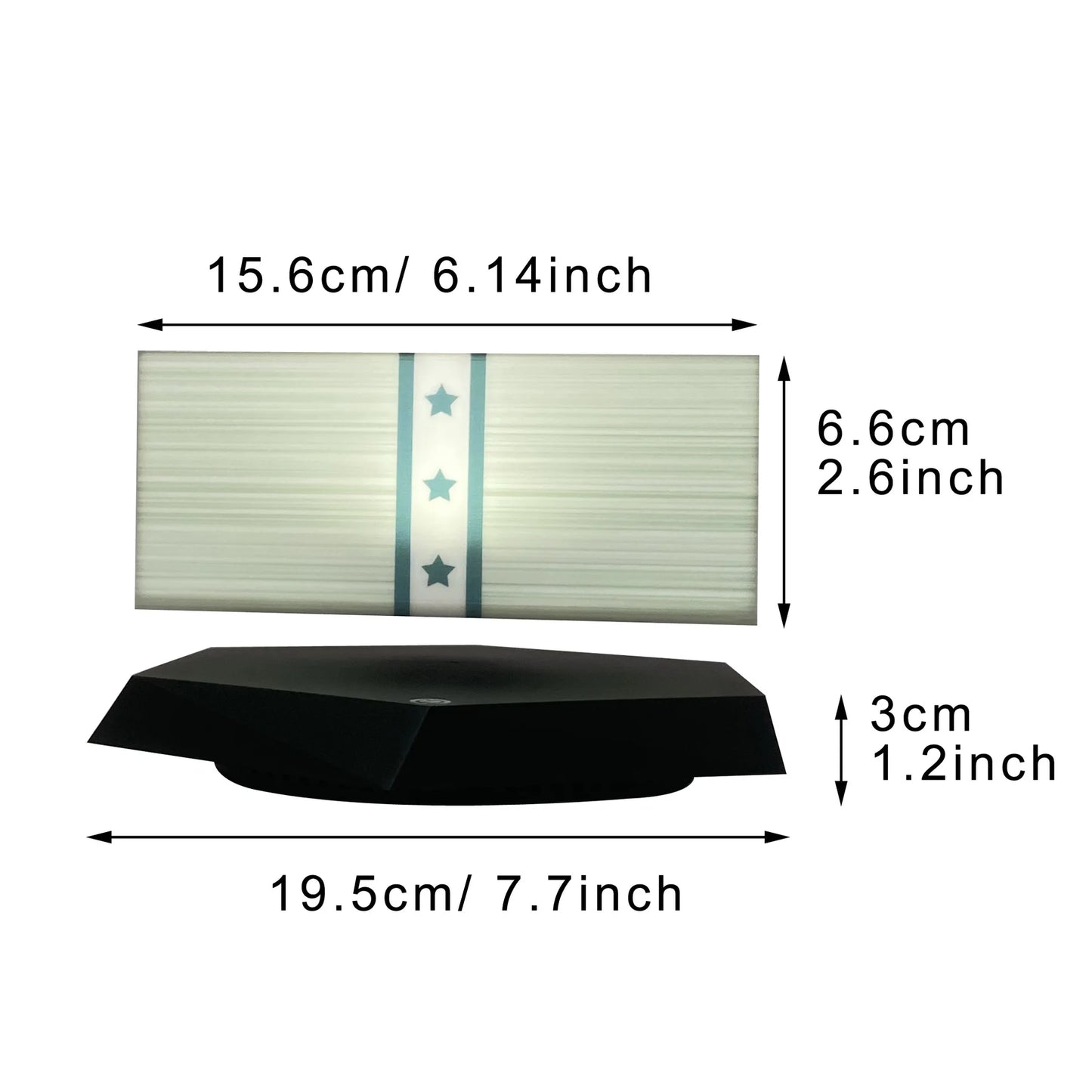 Magnetic Levitating Dollar LED Night Light GTA Money Floating Rotating Lamp Gift Elvis Store