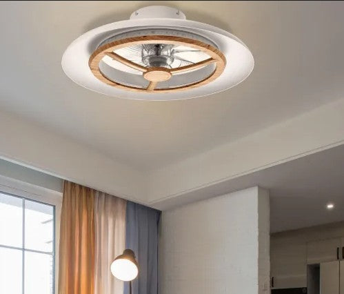 Megaman AERO FCF70000v0-tw-WD91 淺木紋天花吸頂風扇燈 21寸 (睡房循環式風扇燈) Megaman