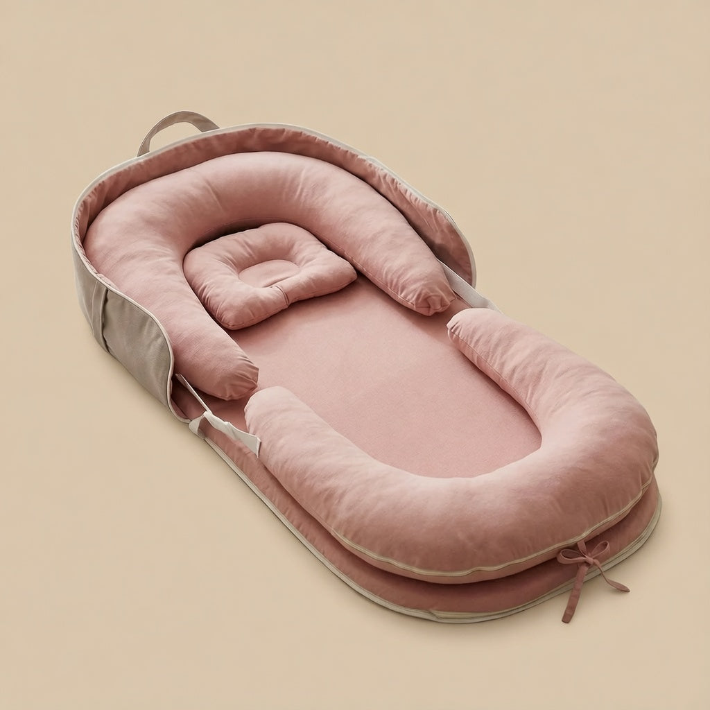 Portable Baby Playpen with Foldable Travel Crib Play Yard with Mattress Elvis Store