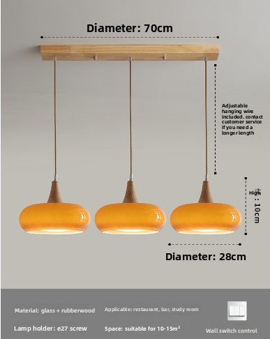 Nordic Wooden Hanging Chandelier Light Elvis Store