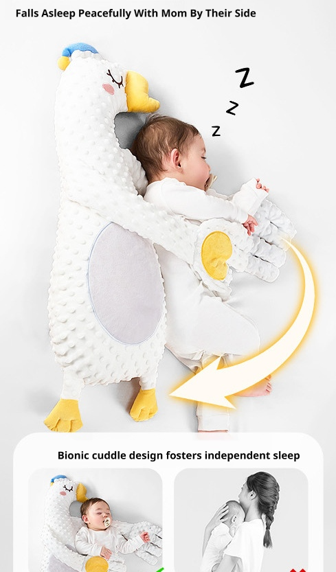 Baby Comfort Pillow with Red Bean Heat Therapy & Soothing Tapping Elvis Store
