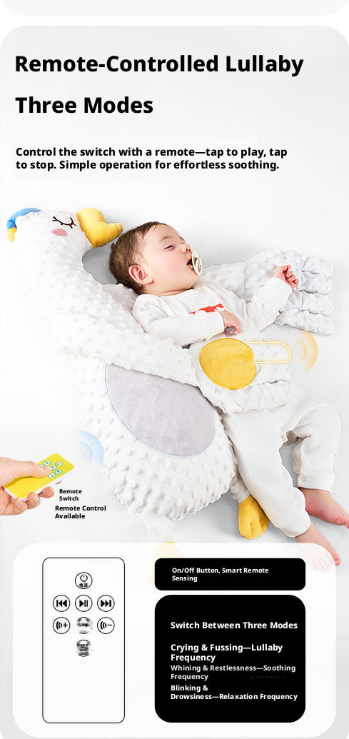 Baby Comfort Pillow with Red Bean Heat Therapy & Soothing Tapping Elvis Store