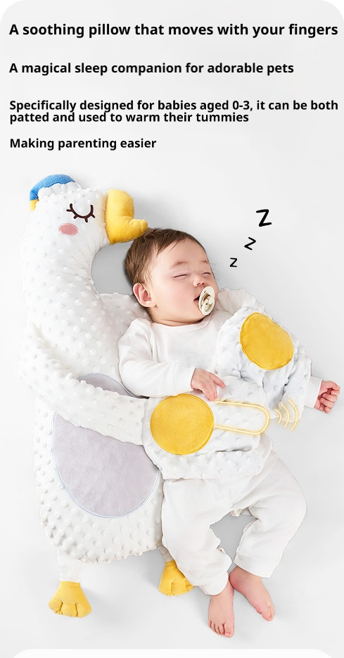 Baby Comfort Pillow with Red Bean Heat Therapy & Soothing Tapping Elvis Store