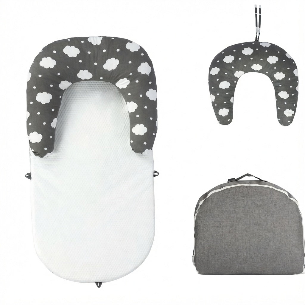 Portable Baby Playpen with Foldable Travel Crib Play Yard with Mattress Elvis Store
