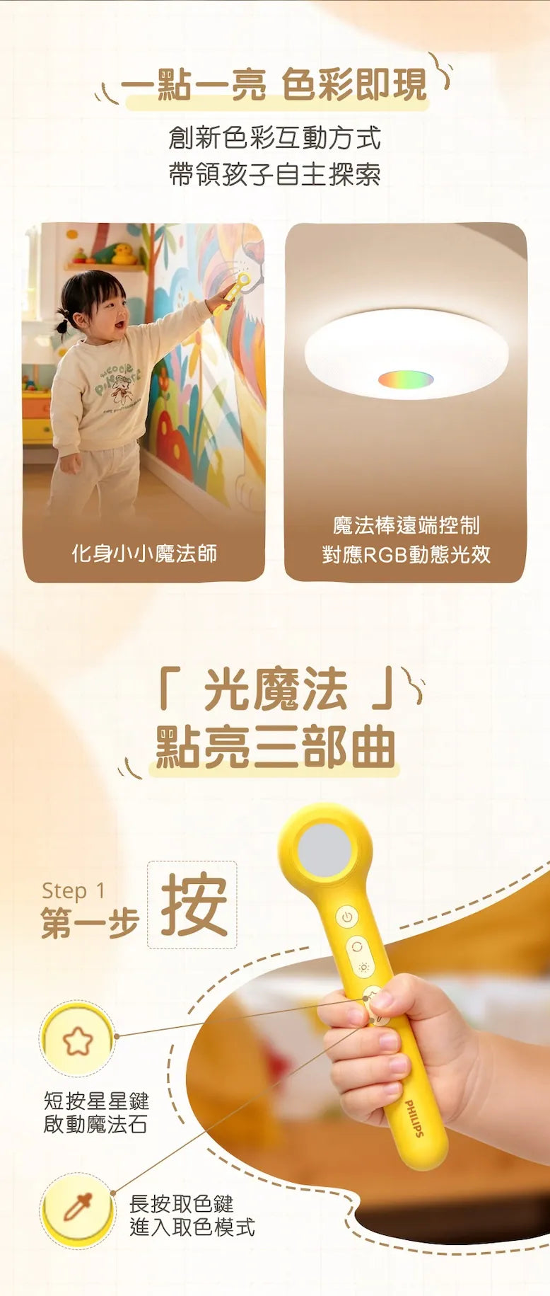 Philips C3501 光魔法兒童護眼天花燈 Philips