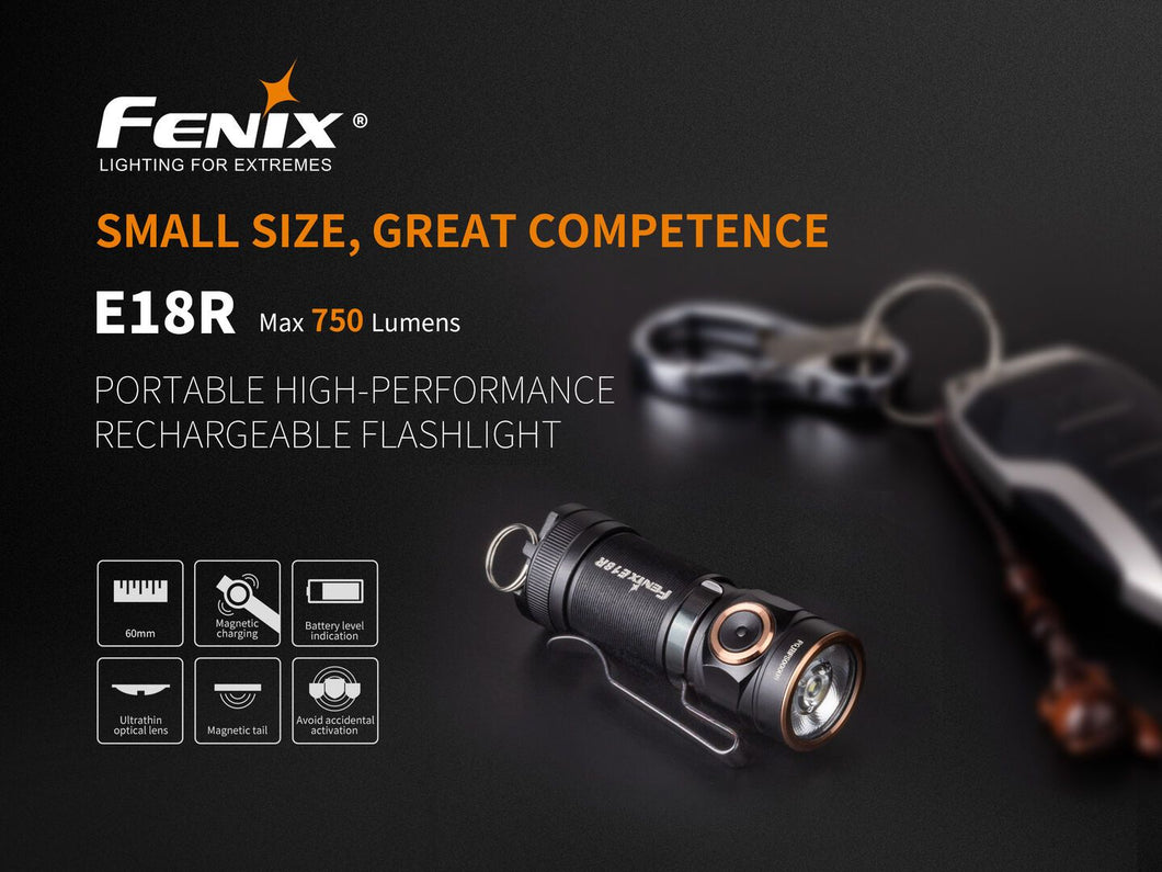 FENIX E18R Flashlight Torch 750流明 手電筒