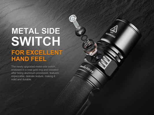 Fenix PD35 V2.0 1000 流明 高性能戰術小直筒 Flashlight Torch 手電筒 愛維斯 照明