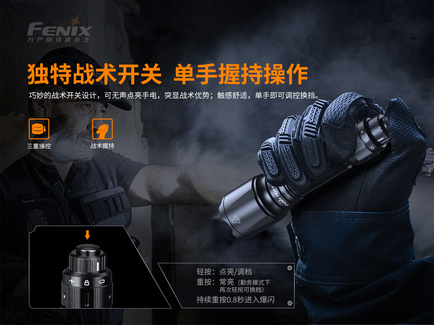 Fenix TK22 TAC 2800 流明 警用勤務手電筒 愛維斯 照明
