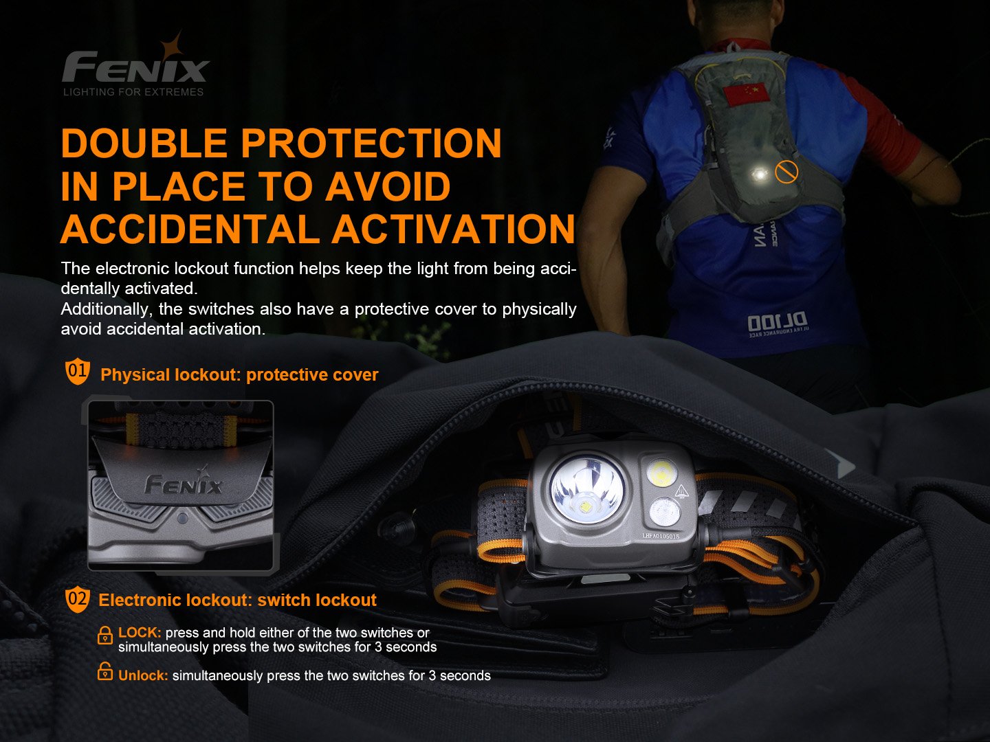 Fenix HP16R 1700 流明 高性能可充電戶外頭燈 Headlamp 愛維斯 照明