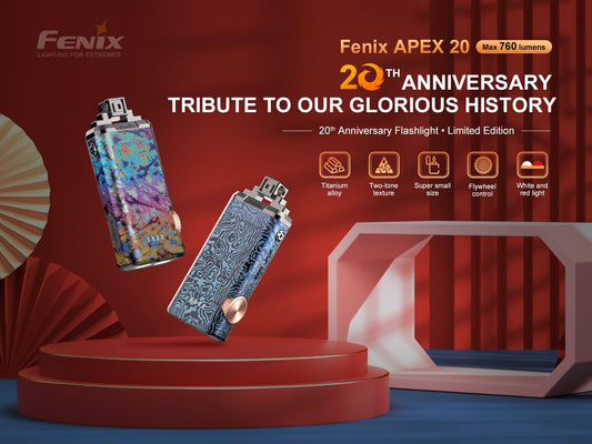 Fenix APEX 20 20th Anniversary Limited Edition Flashlight