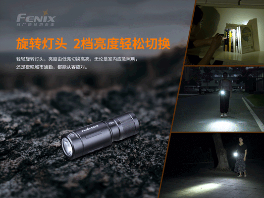 FENIX E02R Flashlight 迷你可充式鑰匙燈 Torch 愛維斯 照明