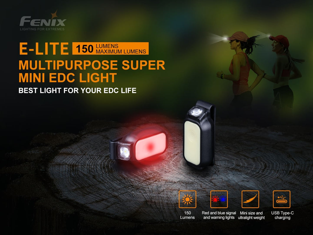 FENIX E-LITE 多功能迷你EDC Flashlight 手電筒 Torch